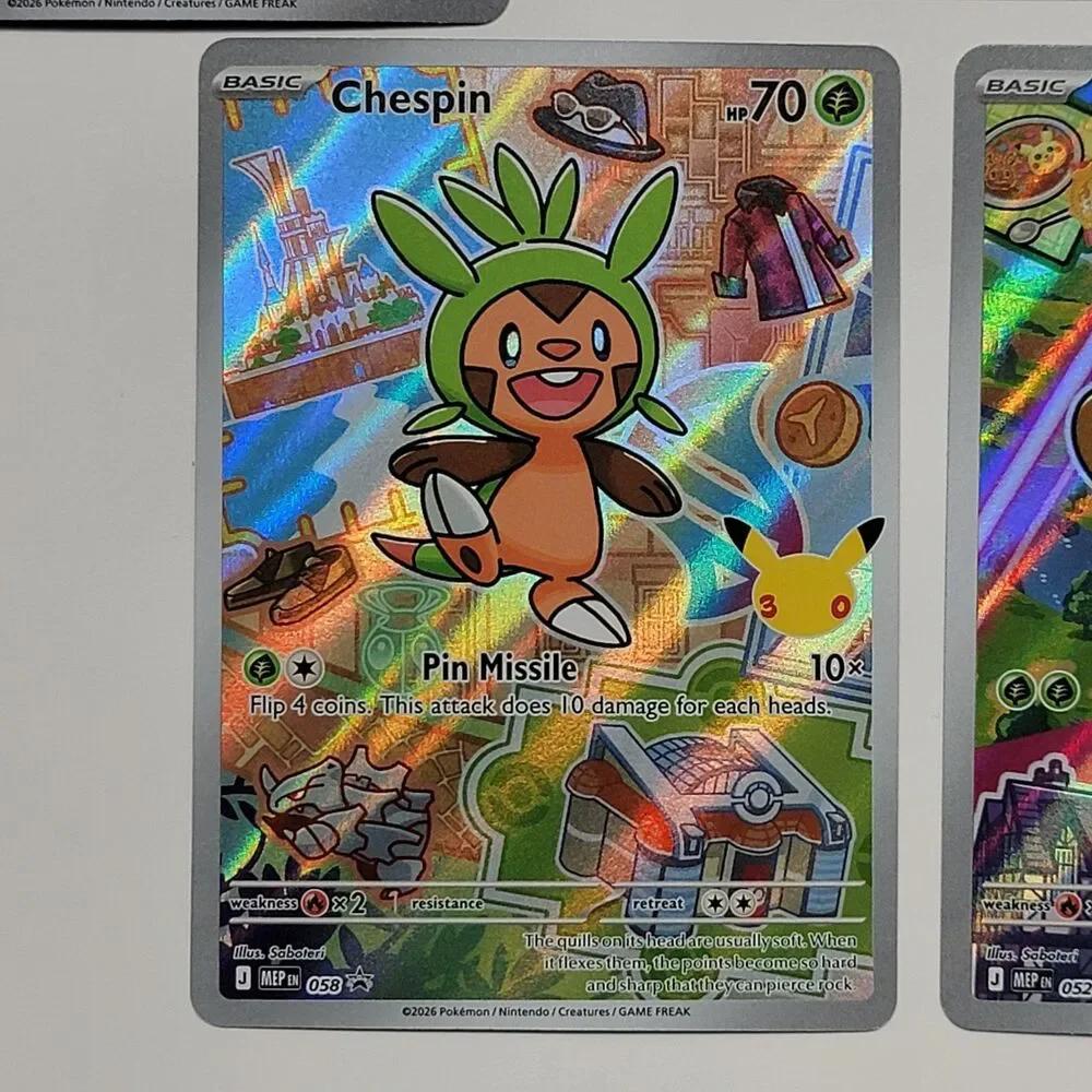 Pokémon First Partner Series  2 and 3 Promo IL Set of  5 Cards - NM Pack Fresh